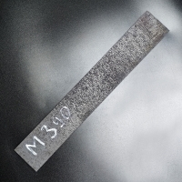 Заготовка для ножа из стали М-390 размеры: 250х40х3,6 мм